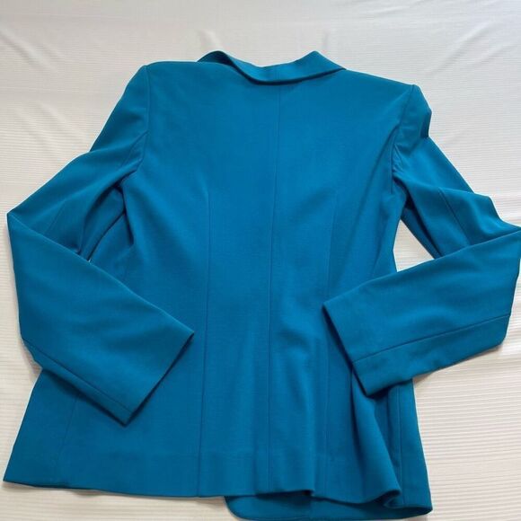 NWT Bebe Bright Blue Shawl Collar Jacket Size XS New - Picture 10 of 10